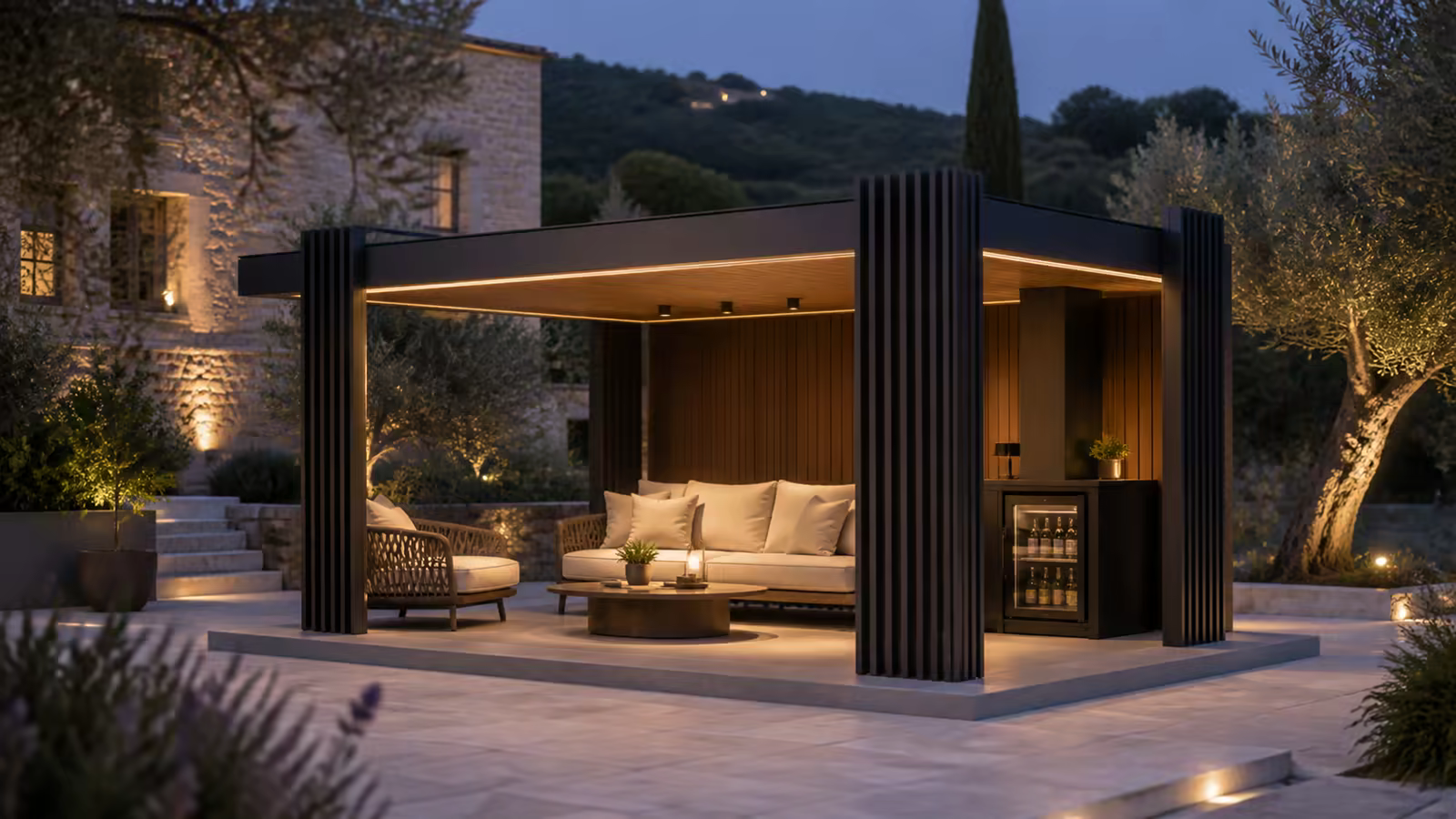 Energy Pavilion configurato come lounge